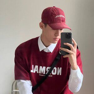 CACUSS Cotton Vintage Distressed Embroidered  Baseball Cap